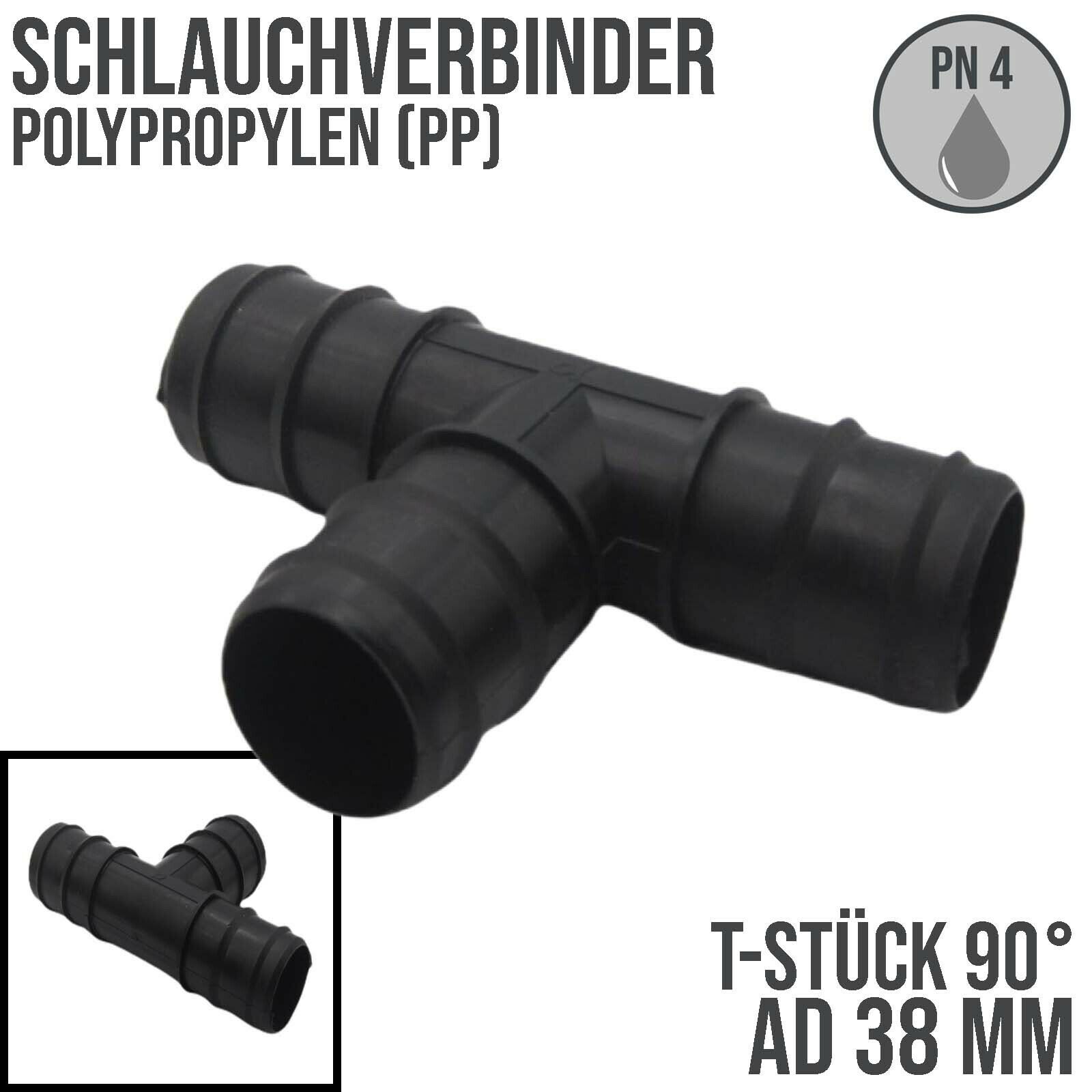 (Bild für) Schlauch Tülle Verbinder T-Stück 38 mm